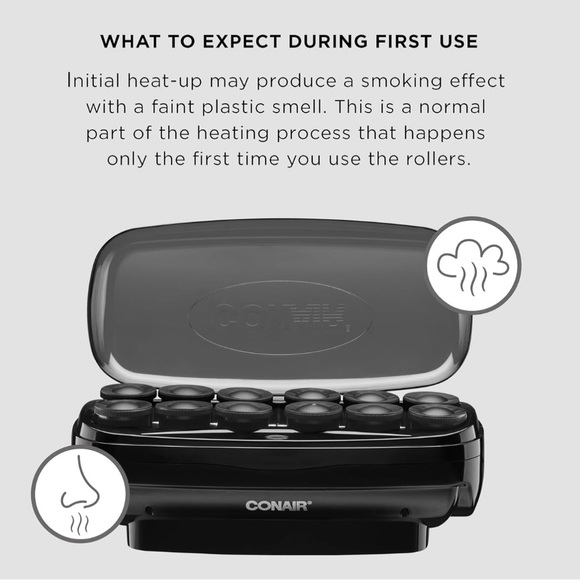 Conair Hot Rollers Hair Curlers for Long, Medium and All Hair (041) - Picture 5 of 5